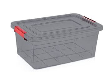 PRAKTYCZNA PLASTIČNA POSODA ZA SHRANJEVANJE 26X17X12CM 3,25L