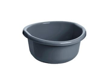 PLASTIČNA POSODA Z ROKAMI 1,9 L TEMNO SIVA -JAG