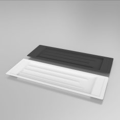 STOJALO ZA SUŠILNI ROČNIK 60 OZKO 590X200 SREBRNA -MET