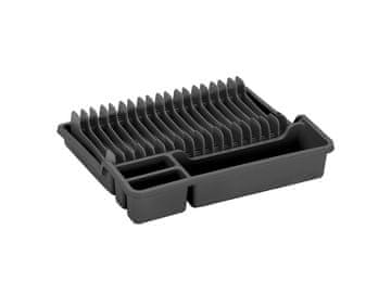 BINIO PLASTIČNI CEDILNIK ZA POSODO 35,5 X 30,7 X 6,7 CM ANTRACIT