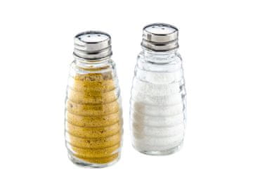SPEZIO STEKLENI ŠKATLICI ZA ZAČIMBE, KOMPLET 2 KOSOV, 60 ML