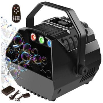 4M Brezžični stroj za milne mehurčke BM2 LED z LED daljinskim upravljalnikom