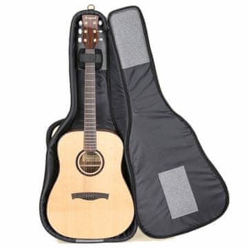 Trda torba B-201901-39" kovček za klasično kitaro, črn