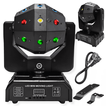 4M ATLAS premična večefektna luč 4v1 LED DMX