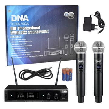 DNA Brezžični vokalni mikrofoni DJ DUAL VOCAL