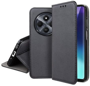 Ovitek za Xiaomi Redmi 14C PAMETNI MAGNETNI OVITEK DENARNICA ZAPRTA + ZAŠČITNO STEKLO