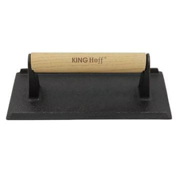 KINGHoff Litoželezna stiskalnica za burgerje 21x10,8 cm KH-1758