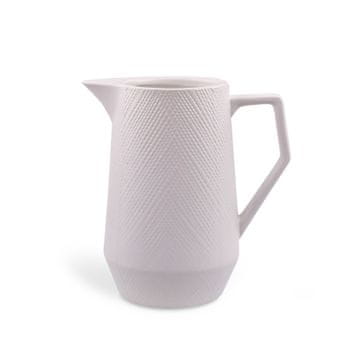 MAESTRO Keramični vrč za vodo, mleko in sokove 1,0 l WHITE MR-20002-55