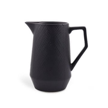 MAESTRO Keramični vrč za vodo, mleko, sok 1,3 l ČRN MR-20001-55