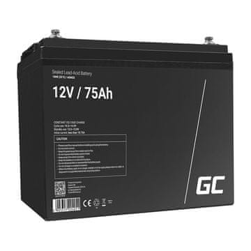 Green Cell AGM25 75 Ah 12 V zaprta svinčeno-kislinska baterija VRLA