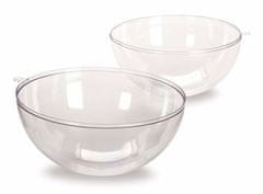33 Akrilna kroglica, cela krogla, zložljiva, plastična, prozorna, 35232-BN, 10 cm