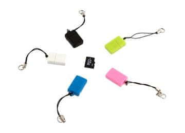 33 Čitalnik kartic Micro SD SDHC DD30 bele barve