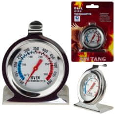 33 Termometer za pečico in dimnik, INOX jeklo, DO10