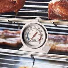 33 Termometer za pečico in dimnik, INOX jeklo, DO10