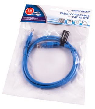33 UTP Cat 5E patch kabel EB273B 1 m moder