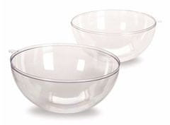 33 Akrilna kroglica, cela krogla, zložljiva, plastična, 8 cm 35234-BN