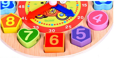 33 Lesena ura za učenje številk, sestavljanka TG50015