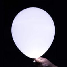 33 LED osvetljeni svetleči baloni TG41913-1B beli poročni 5 kosov