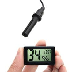 33 LCD elektronski termometer s sondo, panelna ura ZW9