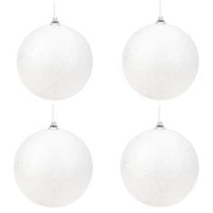 33 Stiroporne kroglice z obeskom TG34724 10 cm 4 kosi