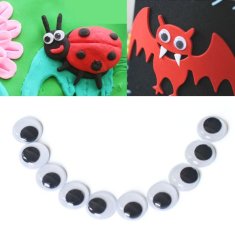 33 Premične oči za okraševanje maskot TG57512 80 kosov