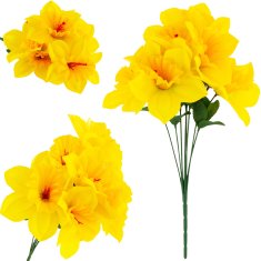 33 Šopek narcis CV22107 umetni cvetovi narcis za spomladanski aranžma v vazi
