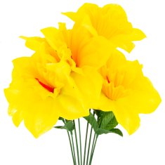 33 Šopek narcis CV22107 umetni cvetovi narcis za spomladanski aranžma v vazi