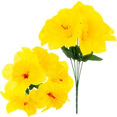 33 Šopek narcis, umetno okrasno cvetje, narcise, CV22105, 5 kosov