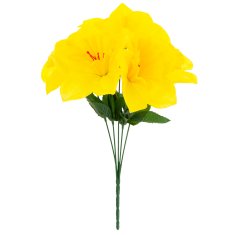 33 Šopek narcis, umetno okrasno cvetje, narcise, CV22105, 5 kosov