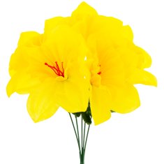 33 Šopek narcis, umetno okrasno cvetje, narcise, CV22105, 5 kosov