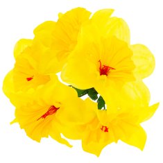 33 Šopek narcis, umetno okrasno cvetje, narcise, CV22105, 5 kosov