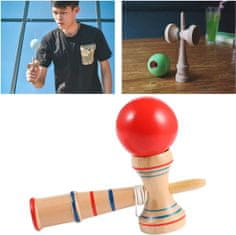 33 Kendama lesena klasična japonska arkadna igra za lovljenje žogic TG67313