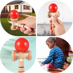 33 Kendama lesena klasična japonska arkadna igra za lovljenje žogic TG67313