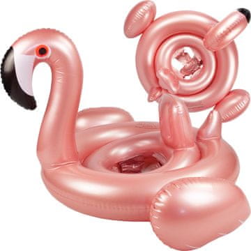 33 Napihljivo kolo flamingo s sedežem za otroke TG67349