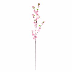 33 Cvetlična veja jablanovih cvetov CV27017-2 veliki rožnati cvetovi 120 cm