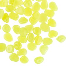 33 Svetleči kamni, fluorescentni dekorativni kamni TG67713-4 100 kosov