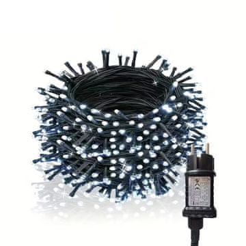 33 LED lučke za božično drevo 500L hladno bela notranja/zunanja božična 3+25 m