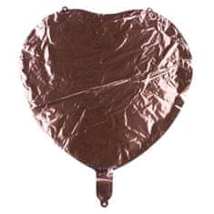 33 Folija balon v roza barvi s helijevim polnilom v obliki srca TG66235-3