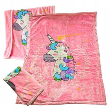 IB Otroška odeja Samorog Topla flis odeja 130x150