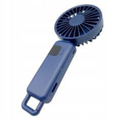 Jiangxi Yifenguyan Mini ročni namizni ventilator, tih, zložljiv, zmogljiv, 3000 mAh, USB-C