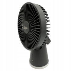 Jiangxi Yifenguyan Namizni ventilator, stoječi pisarniški ventilator s svetilko, zmogljiv USB-C 3600 mAh