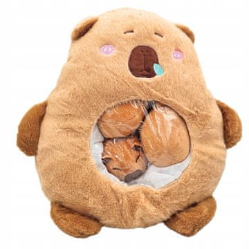 IB Blazina Capybara Pudding 35 CM 3 kosi Majhne kapibare za okrasitev