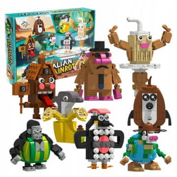 IB Brainrot Tung Tung Sahur 859-delni komplet 8 figur Tralalero