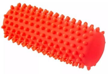 Tullo RDEČI SENZORNI VALJČEK Z BOČICAMI ZA MASAŽO 15 CM