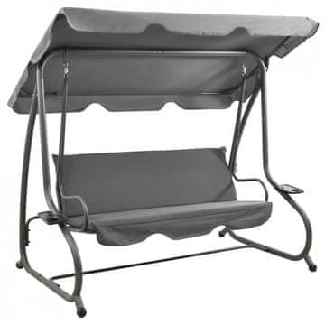 Vrtna gugalnica REINFORCED RELAX COMFORT, siva
