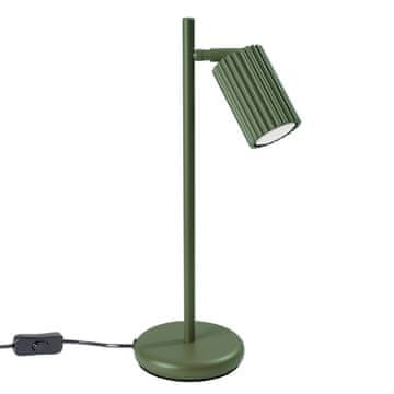 Lumi AMBER 1 GU10 NAMIZNA SVETILKA OLIVNO ZELENA ALU 16.309.24