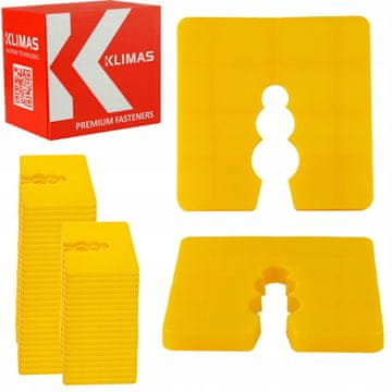 PLASTIČNI DISTANČNIKI 5 mm 50 kosov Klimas vijačni