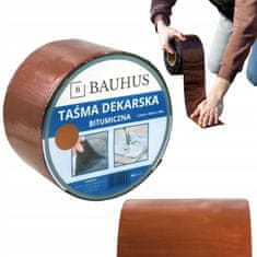 Bauhus Rjavi bitumenski strešni trak, vodoodporno tesnjenje 10 cm/10 m