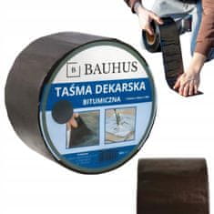 Bauhus Bitumenski strešni trak, vodoodporni tesnilni grafitni, 10 cm/10 m