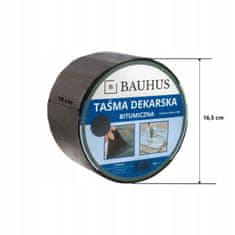 Bauhus Bitumenski strešni trak, vodoodporni tesnilni grafitni, 10 cm/10 m